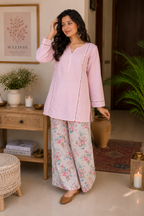 Sonam Bajwa Spooted Salwar Set.