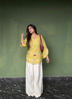 Cherry & Heart Farsi Salwar Set With Pockets
