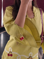 Cherry & Heart Farsi Salwar Set With Pockets
