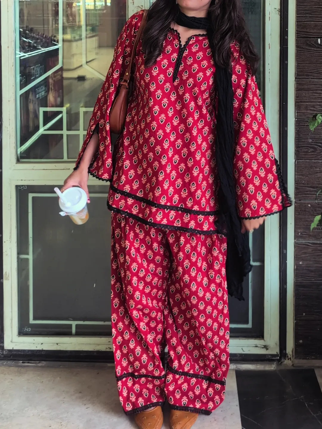 Meher Premium Cotton Printed Kurta Pant Dupatta Set