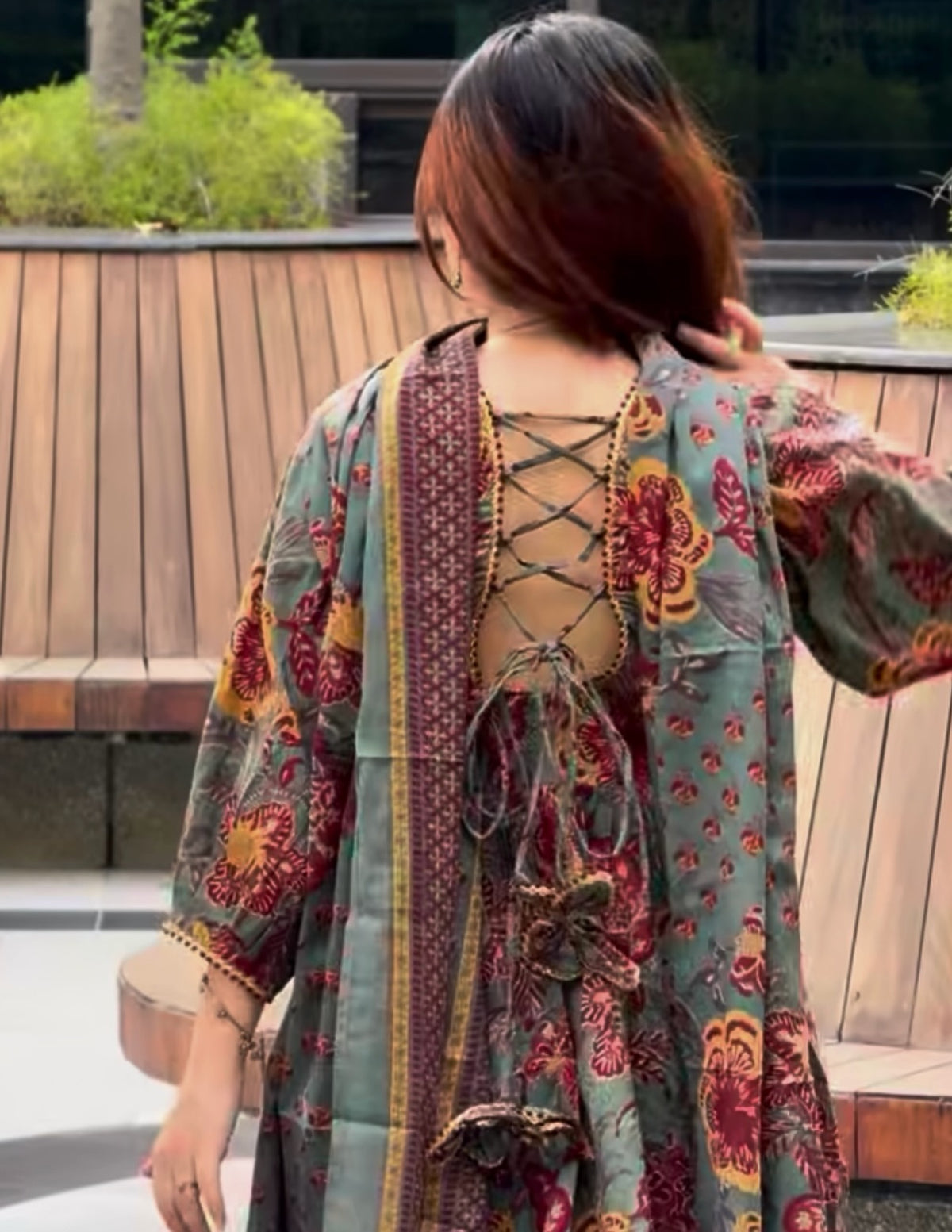 Mridvika Floral Printed Peplum Kurta Set