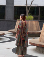 Mridvika Floral Printed Peplum Kurta Set