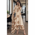 Nazm Mirror Embroidered Pocket Kurta Set