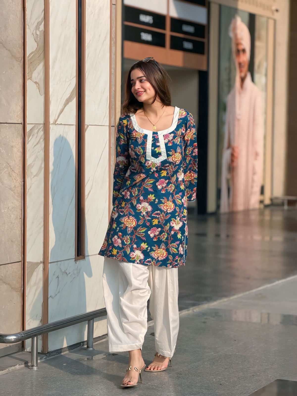 Myra Cotton Heritage Suit Set