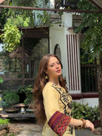 Inaya Heritage Embroidered Kurta Palazzo Set