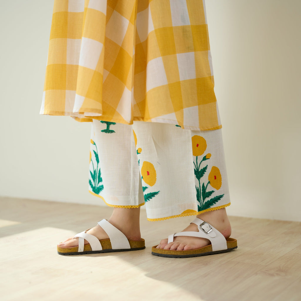 Soft Petal Pure Cotton Kurti Set