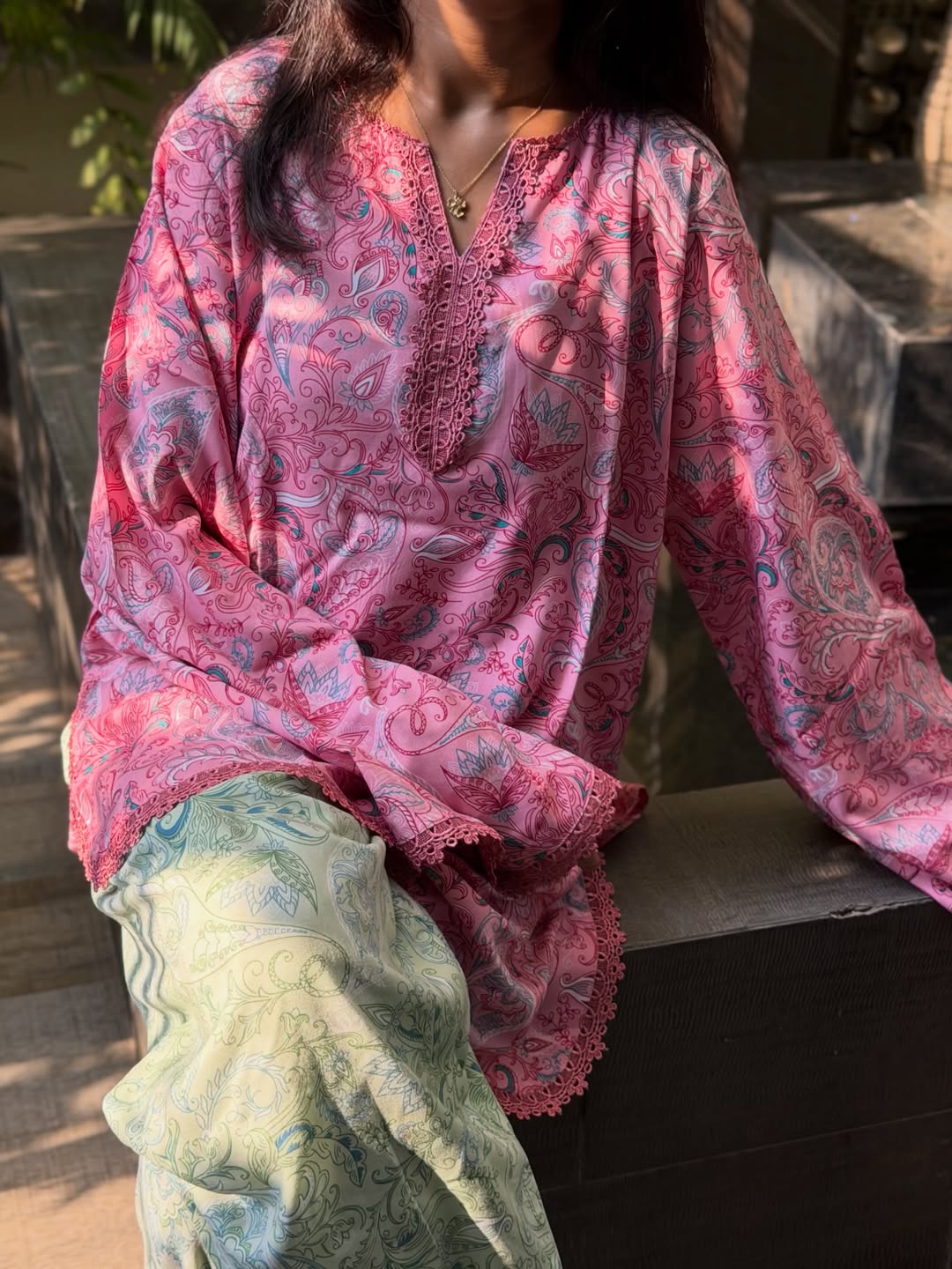 Paisley Breeze Kurta Set