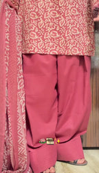 Samaira Pink Floral Farshi Salwar Set