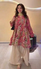 Rivanya Floral Charm Kurta Palazzo Set