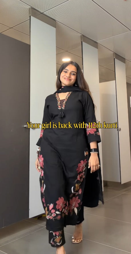 Anvisha Bloom Designer Kurta Set