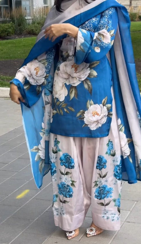 Aadhya Floral Print Kurta Set