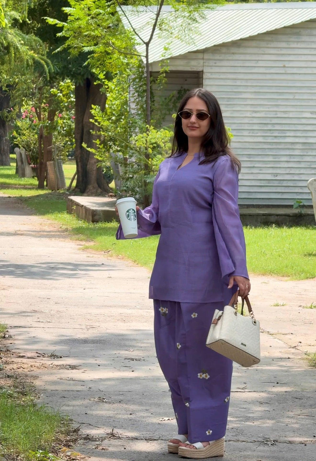 Lilac Jasmine Farsi Salwar Set