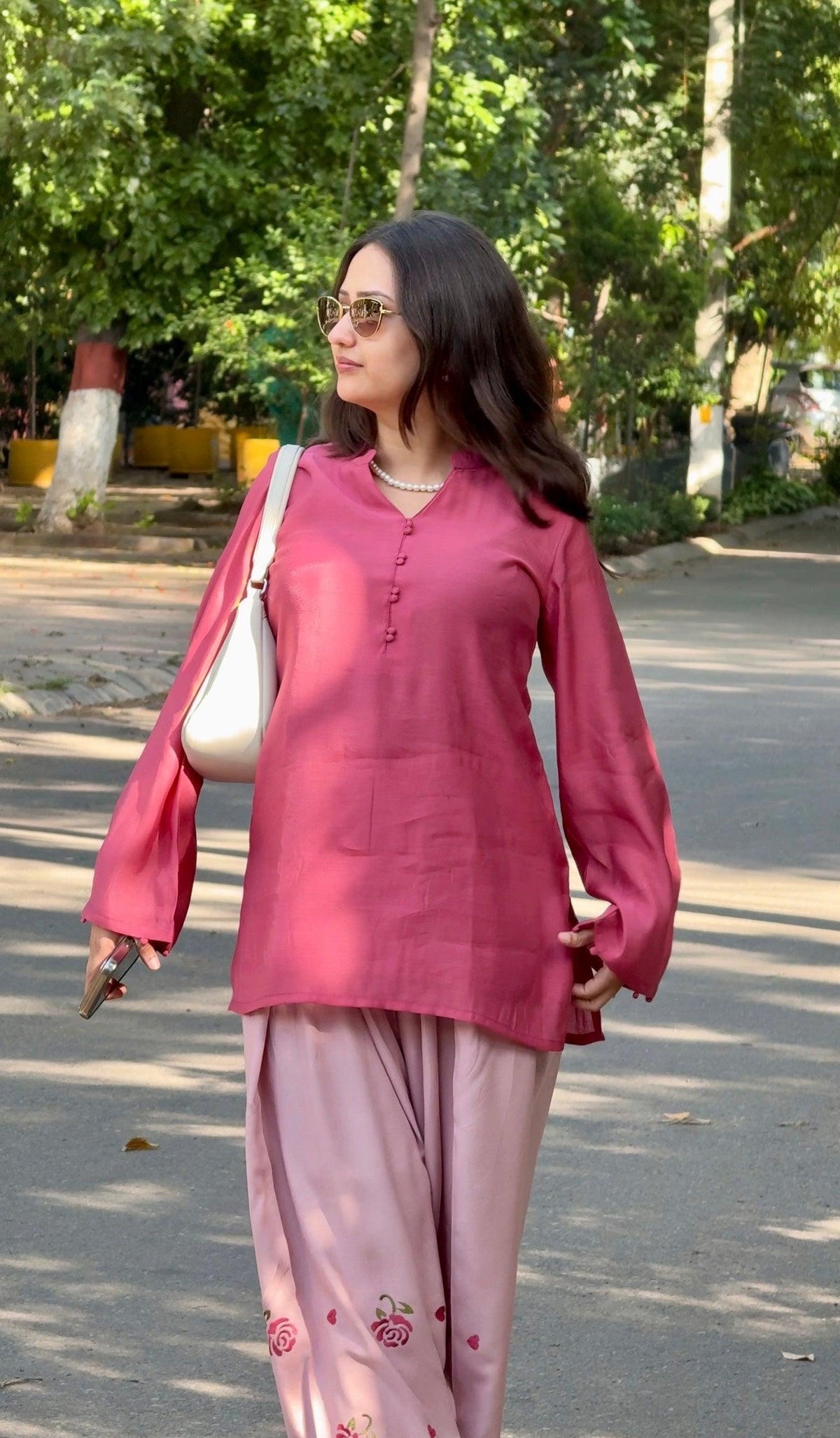 Pink Rose Farsi Salwar Set